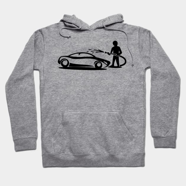 Car Wash Hoodie by Whatastory